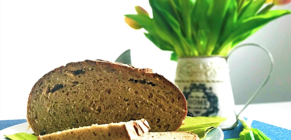 Zdrowy chleb na zakwasie z błonnikiem